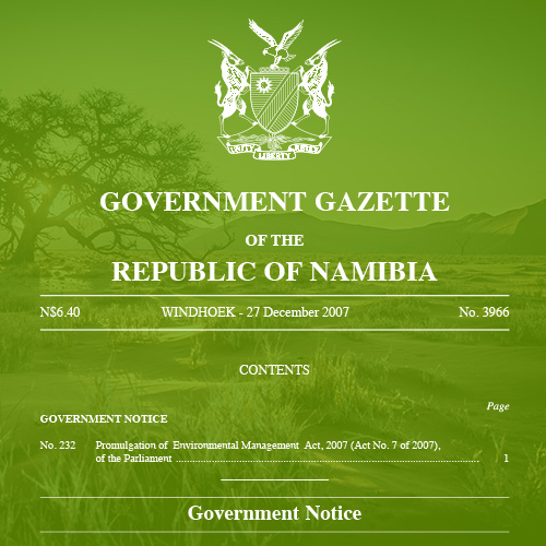 Namibia Environmental Management Act